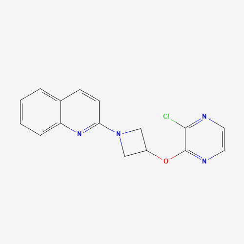 2-[3-(3-chloropyrazin-2-yl)oxyazetidin-1-yl]quinoline (CAS: 1350607-38-3) - Related Chemical Product