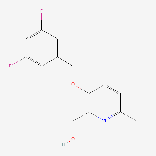 [3-[(3,5-difluorophenyl)methoxy]-6-methylpyridin-2-yl]methanol (CAS: 1445596-24-6) - Related Chemical Product