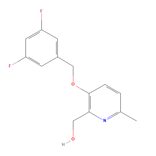 [3-[(3,5-difluorophenyl)methoxy]-6-methylpyridin-2-yl]methanol (CAS: 1445596-24-6) - Related Chemical Product