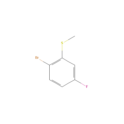 1-bromo-4-fluoro-2-methylsulfanylbenzene (CAS: 147460-43-3) - Related Chemical Product