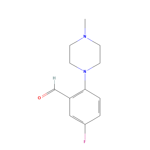 5-fluoro-2-(4-methylpiperazin-1-yl)benzaldehyde (CAS: 865203-77-6) - Related Chemical Product