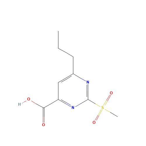 2-methylsulfonyl-6-propylpyrimidine-4-carboxylic acid (CAS: 1150644-56-6) - Related Chemical Product
