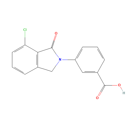 3-(4-chloro-3-oxo-1H-isoindol-2-yl)benzoic acid (CAS: 1044921-12-1) - Related Chemical Product