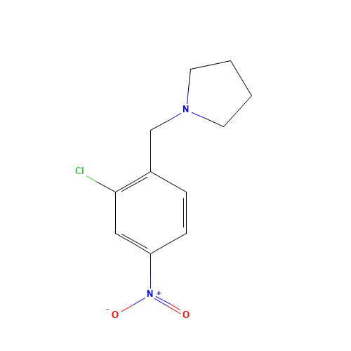 1-[(2-chloro-4-nitrophenyl)methyl]pyrrolidine (CAS: 689300-82-1) - Related Chemical Product