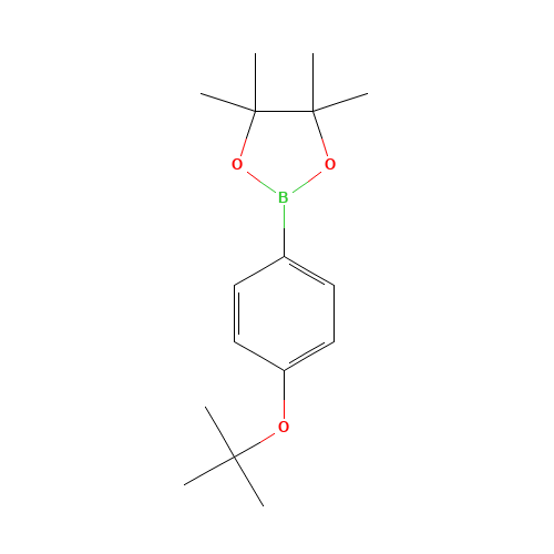 4,4,5,5-tetramethyl-2-[4-[(2-methylpropan-2-yl)oxy]phenyl]-1,3,2-dioxaborolane (CAS: 938063-51-5) - Related Chemical Product