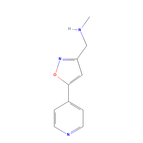 N-methyl-1-(5-pyridin-4-yl-1,2-oxazol-3-yl)methanamine (CAS: 893639-41-3) - Related Chemical Product