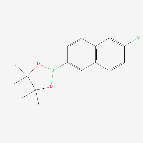 2-(6-chloronaphthalen-2-yl)-4,4,5,5-tetramethyl-1,3,2-dioxaborolane (CAS: 870822-85-8) - Related Chemical Product