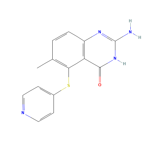 2-amino-6-methyl-5-pyridin-4-ylsulfanyl-1H-quinazolin-4-one (CAS: 147149-76-6) - Related Chemical Product