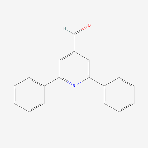 2,6-diphenylpyridine-4-carbaldehyde (CAS: 18780-01-3) - Chemical Structure and Molecular Formula 