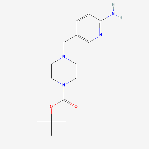 tert-butyl 4-[(6-aminopyridin-3-yl)methyl]piperazine-1-carboxylate (CAS: 1178566-52-3) - Related Chemical Product