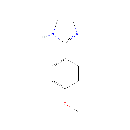 2-(4-methoxyphenyl)-4,5-dihydro-1H-imidazole (CAS: 6302-84-7) - Related Chemical Product