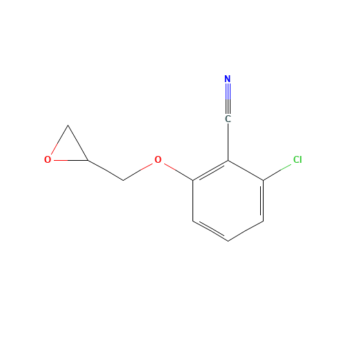 2-chloro-6-(oxiran-2-ylmethoxy)benzonitrile (CAS: 198226-62-9) - Related Chemical Product