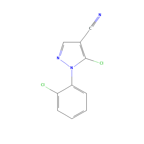 5-chloro-1-(2-chlorophenyl)pyrazole-4-carbonitrile (CAS: 102996-34-9) - Related Chemical Product