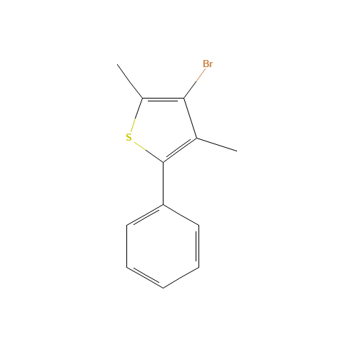 3-bromo-2,4-dimethyl-5-phenylthiophene (CAS: 362513-28-8) - Related Chemical Product