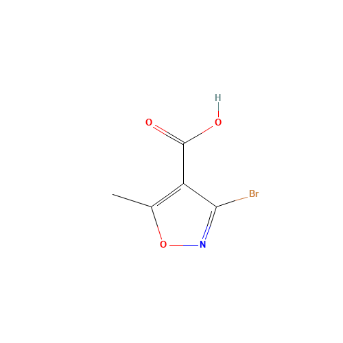 3-bromo-5-methyl-1,2-oxazole-4-carboxylic acid (CAS: 130742-22-2) - Chemical Structure and Molecular Formula 