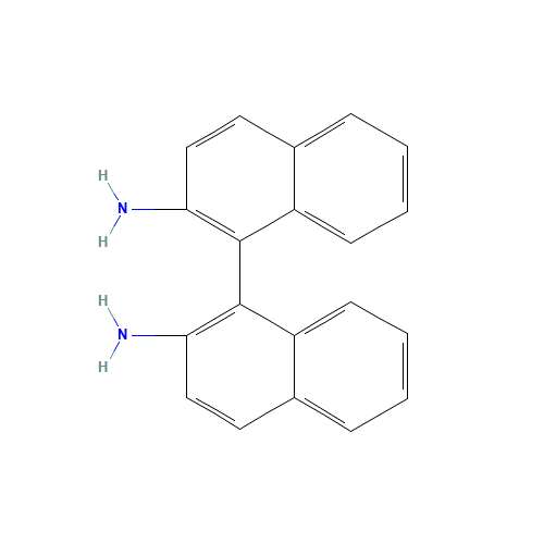 1-(2-aminonaphthalen-1-yl)naphthalen-2-amine (CAS: 4488-22-6) - Chemical Structure and Molecular Formula 