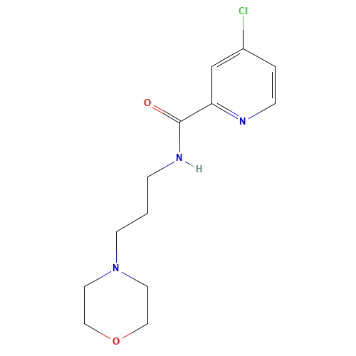 4-chloro-N-(3-morpholin-4-ylpropyl)pyridine-2-carboxamide (CAS: 694499-01-9) - Related Chemical Product