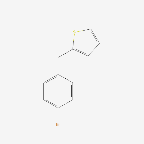 2-[(4-bromophenyl)methyl]thiophene (CAS: 118150-25-7) - Chemical Structure and Molecular Formula 