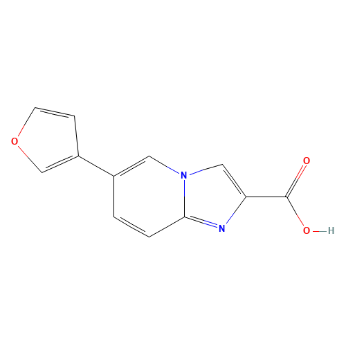6-(furan-3-yl)imidazo[1,2-a]pyridine-2-carboxylic acid (CAS: 1167625-81-1) - Related Chemical Product