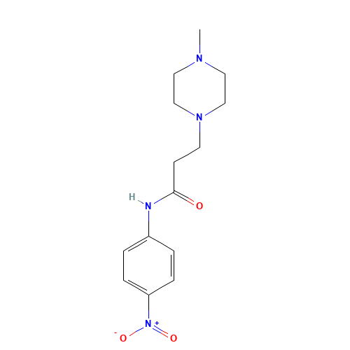 3-(4-methylpiperazin-1-yl)-N-(4-nitrophenyl)propanamide (CAS: 851651-84-8) - Related Chemical Product