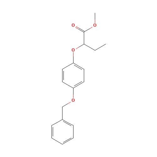 methyl 2-(4-phenylmethoxyphenoxy)butanoate (CAS: 653563-74-7) - Related Chemical Product