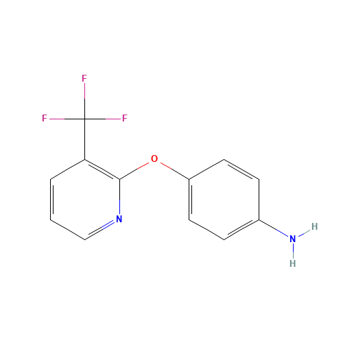 4-[3-(trifluoromethyl)pyridin-2-yl]oxyaniline (CAS: 1086378-47-3) - Related Chemical Product