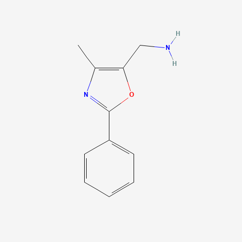 (4-methyl-2-phenyl-1,3-oxazol-5-yl)methanamine (CAS: 165735-97-7) - Related Chemical Product