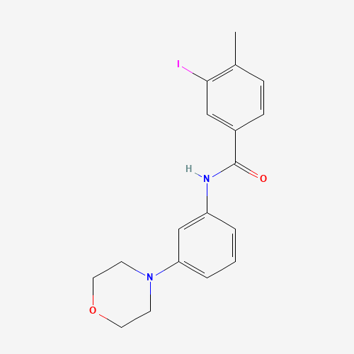 3-iodo-4-methyl-N-(3-morpholin-4-ylphenyl)benzamide (CAS: 623907-44-8) - Related Chemical Product