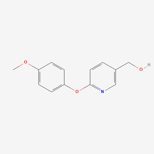 [6-(4-methoxyphenoxy)pyridin-3-yl]methanol (CAS: 1160430-79-4) - Chemical Structure and Molecular Formula 