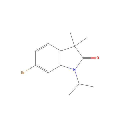 6-bromo-3,3-dimethyl-1-propan-2-ylindol-2-one (CAS: 1581753-95-8) - Related Chemical Product