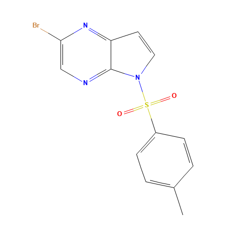 2-bromo-5-(4-methylphenyl)sulfonylpyrrolo[2,3-b]pyrazine (CAS: 1201186-54-0) - Related Chemical Product