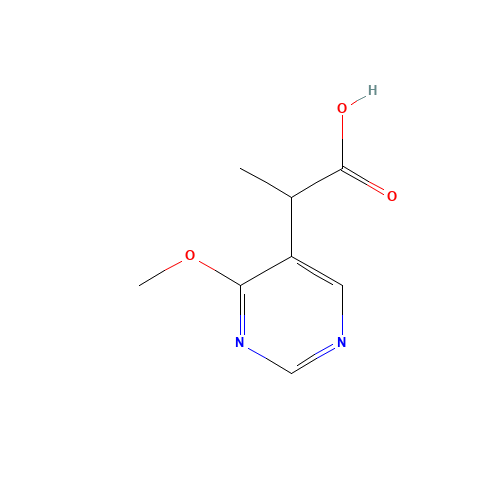 2-(4-methoxypyrimidin-5-yl)propanoic acid (CAS: 1190392-37-0) - Related Chemical Product