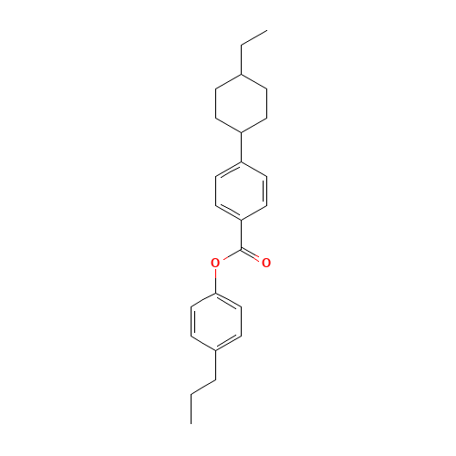 (4-propylphenyl) 4-(4-ethylcyclohexyl)benzoate (CAS: 104633-43-4) - Related Chemical Product