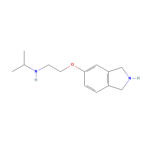 N-[2-(2,3-dihydro-1H-isoindol-5-yloxy)ethyl]propan-2-amine (CAS: 850875-76-2) - Related Chemical Product