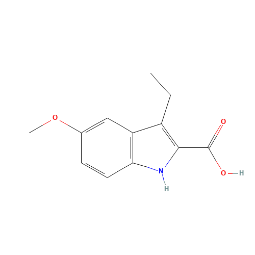 3-ethyl-5-methoxy-1H-indole-2-carboxylic acid (CAS: 446830-66-6) - Related Chemical Product