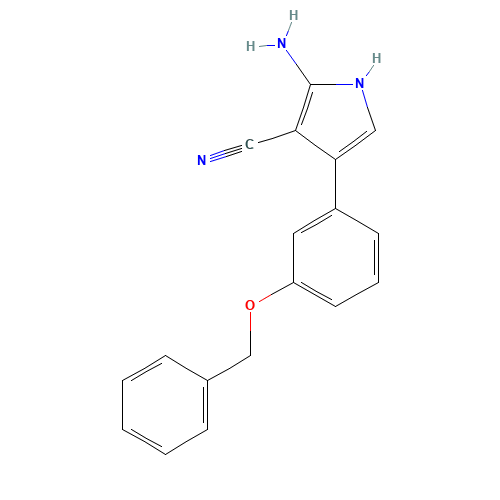 2-amino-4-(3-phenylmethoxyphenyl)-1H-pyrrole-3-carbonitrile (CAS: 1179361-70-6) - Related Chemical Product