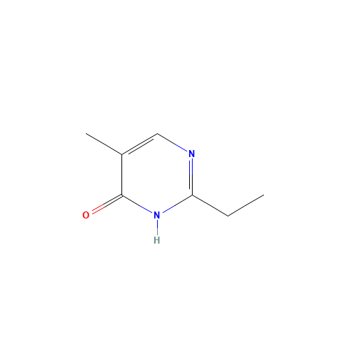 2-ethyl-5-methyl-1H-pyrimidin-6-one (CAS: 192631-47-3) - Chemical Structure and Molecular Formula 