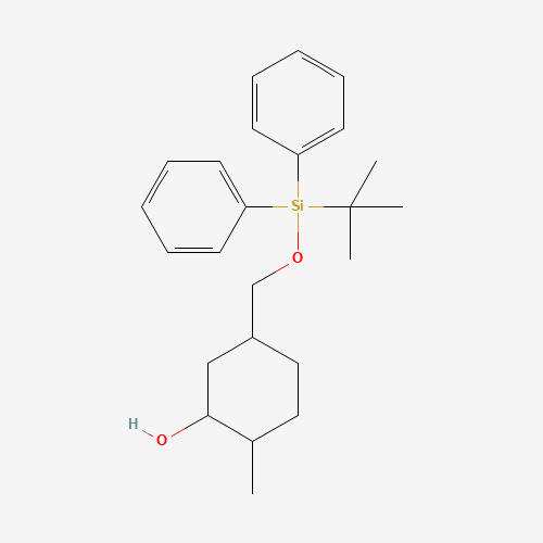 5-[[tert-butyl(diphenyl)silyl]oxymethyl]-2-methylcyclohexan-1-ol (CAS: 1621225-70-4) - Related Chemical Product