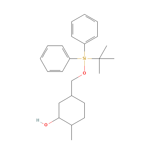 5-[[tert-butyl(diphenyl)silyl]oxymethyl]-2-methylcyclohexan-1-ol (CAS: 1621225-70-4) - Related Chemical Product