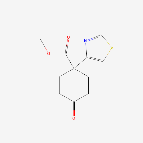 methyl 4-oxo-1-(1,3-thiazol-4-yl)cyclohexane-1-carboxylate (CAS: 1006686-04-9) - Related Chemical Product