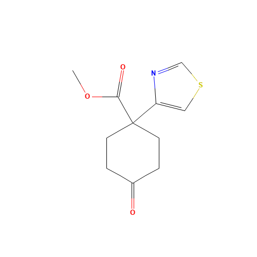 methyl 4-oxo-1-(1,3-thiazol-4-yl)cyclohexane-1-carboxylate (CAS: 1006686-04-9) - Related Chemical Product