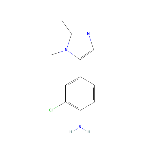 2-chloro-4-(2,3-dimethylimidazol-4-yl)aniline (CAS: 1400287-45-7) - Related Chemical Product
