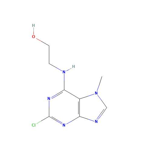 2-[(2-chloro-7-methylpurin-6-yl)amino]ethanol (CAS: 100376-77-0) - Related Chemical Product