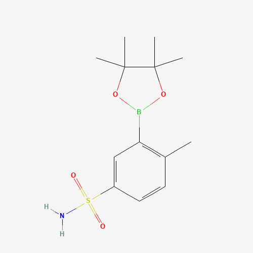 4-methyl-3-(4,4,5,5-tetramethyl-1,3,2-dioxaborolan-2-yl)benzenesulfonamide (CAS: 909187-69-5) - Related Chemical Product