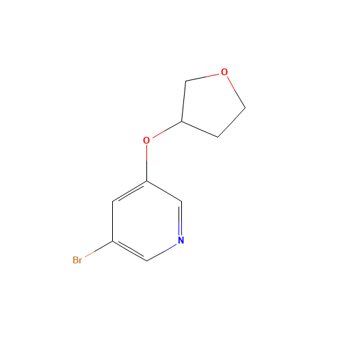 3-bromo-5-(oxolan-3-yloxy)pyridine (CAS: 1289152-44-8) - Related Chemical Product
