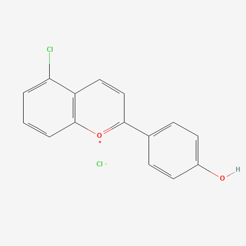 4-(5-chlorochromenylium-2-yl)phenol;chloride (CAS: 1014704-22-3) - Related Chemical Product