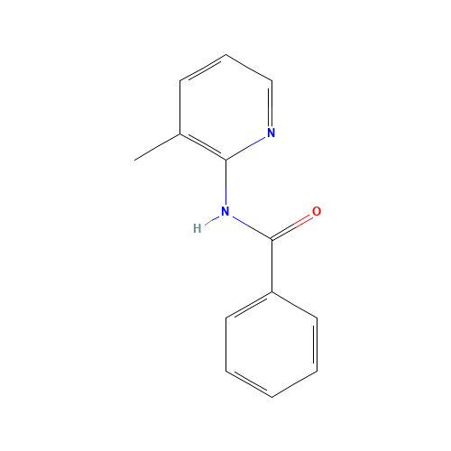 N-(3-methylpyridin-2-yl)benzamide (CAS: 23612-46-6) - Chemical Structure and Molecular Formula 