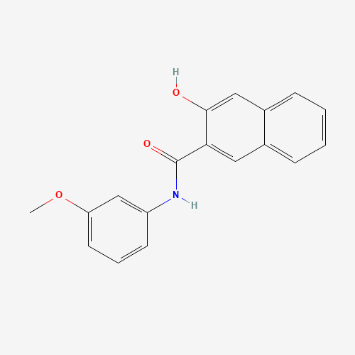 3-hydroxy-N-(3-methoxyphenyl)naphthalene-2-carboxamide (CAS: 62553-86-0) - Related Chemical Product