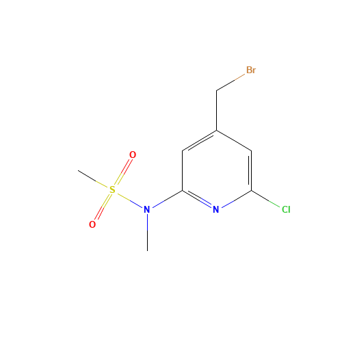 N-[4-(bromomethyl)-6-chloropyridin-2-yl]-N-methylmethanesulfonamide (CAS: 1095014-41-7) - Related Chemical Product