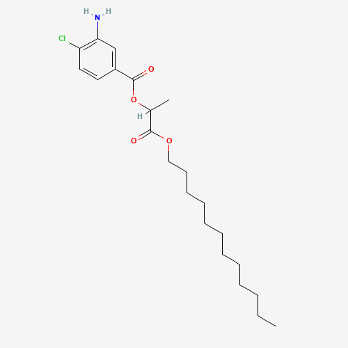 (1-dodecoxy-1-oxopropan-2-yl) 3-amino-4-chlorobenzoate (CAS: 63966-96-1) - Related Chemical Product